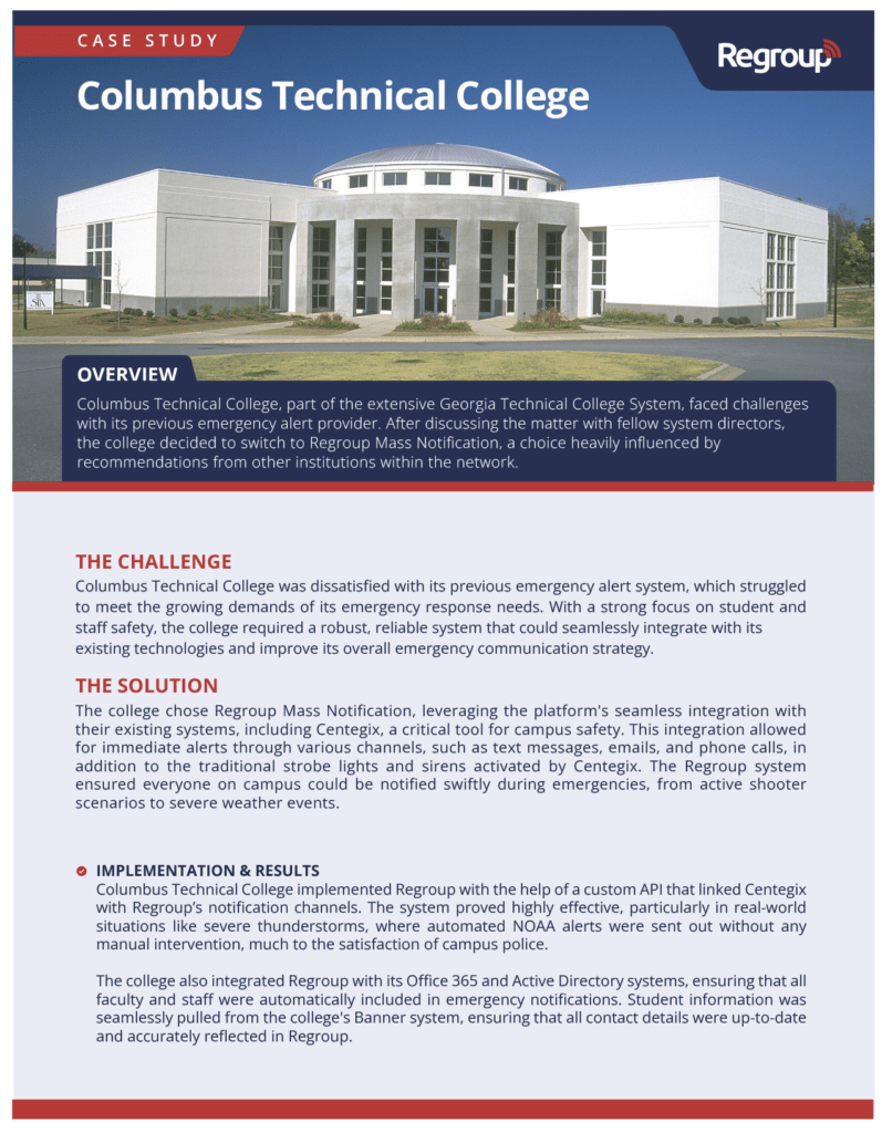 Columbus Technical College Case Study